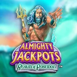 Almighty Jackpots – Realm of Poseidon logo by Novomatic at Spellwin Casino