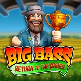 Big Bass Return to the Races slot icon by Pragmatic Play, available at Spellwin Casino