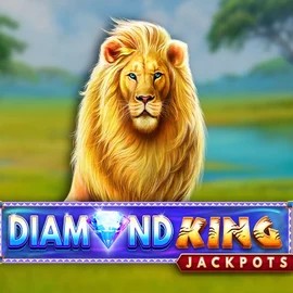 Diamond King Jackpots by SpinPlay Games, showcased at spellwins.com.pl – game logo