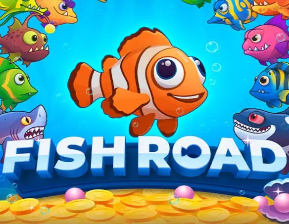 Logo of Fish Road from InOut at Spellwin Casino