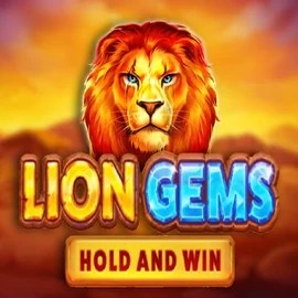 Lion Gems Hold and Win slot logo by Playson at Spellwin CasinoLion Gems Hold and Win