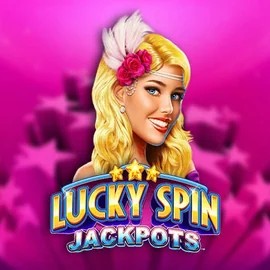 Lucky Spin Jackpots game by Novomatic – logo hosted on Spellwin Casino