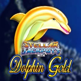 Dolphin Gold with Stellar Jackpots by Lightning Box Game, showcased at spellwins.com.pl – game logo