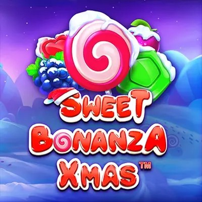 Sweet Bonanza Xmas Slot slot logo by Pragmatic Play at Spellwin Casino